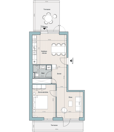 Plantegning for: Bolig nr. 54