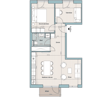 Plantegning for: Bolig nr. 56