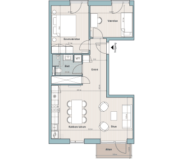 Plantegning for: Bolig nr. 58
