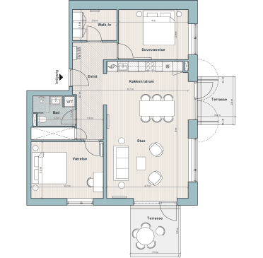 Plantegning for: Bolig nr. 74